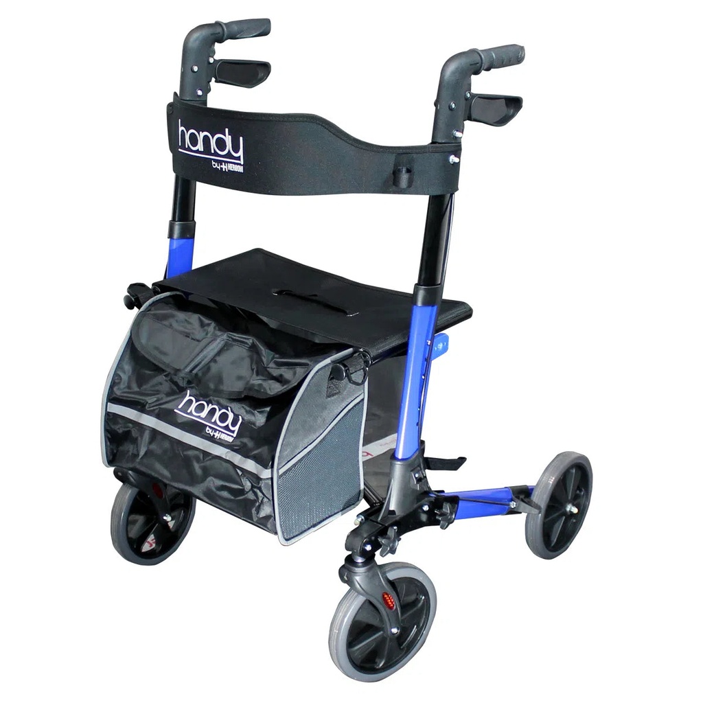 [AN01A] Andadera Rollator Plegable con Asiento Handy (Azul)