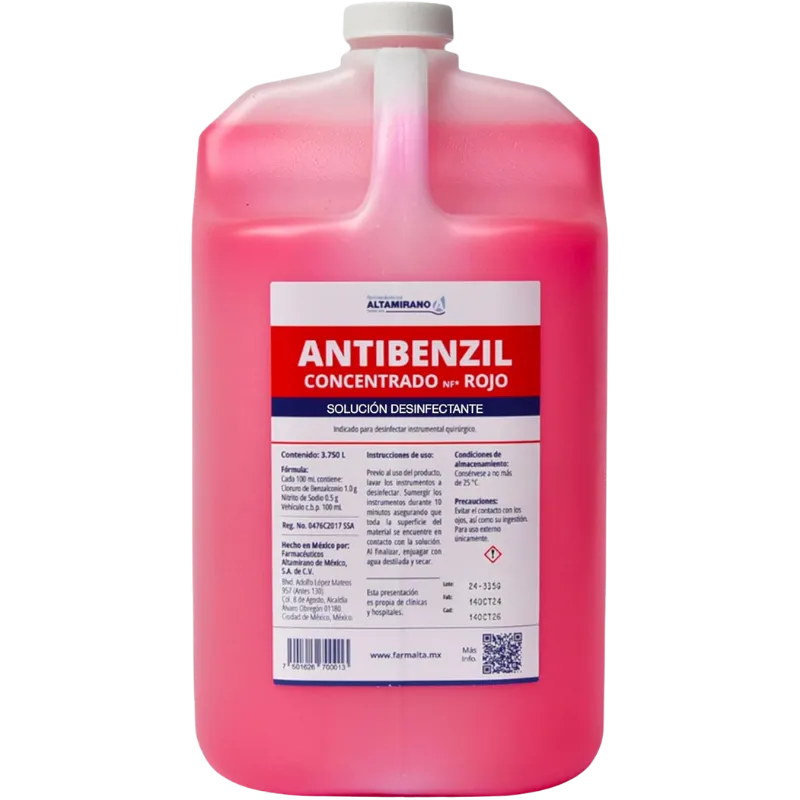 Antibenzil Concentrado Rojo Solución