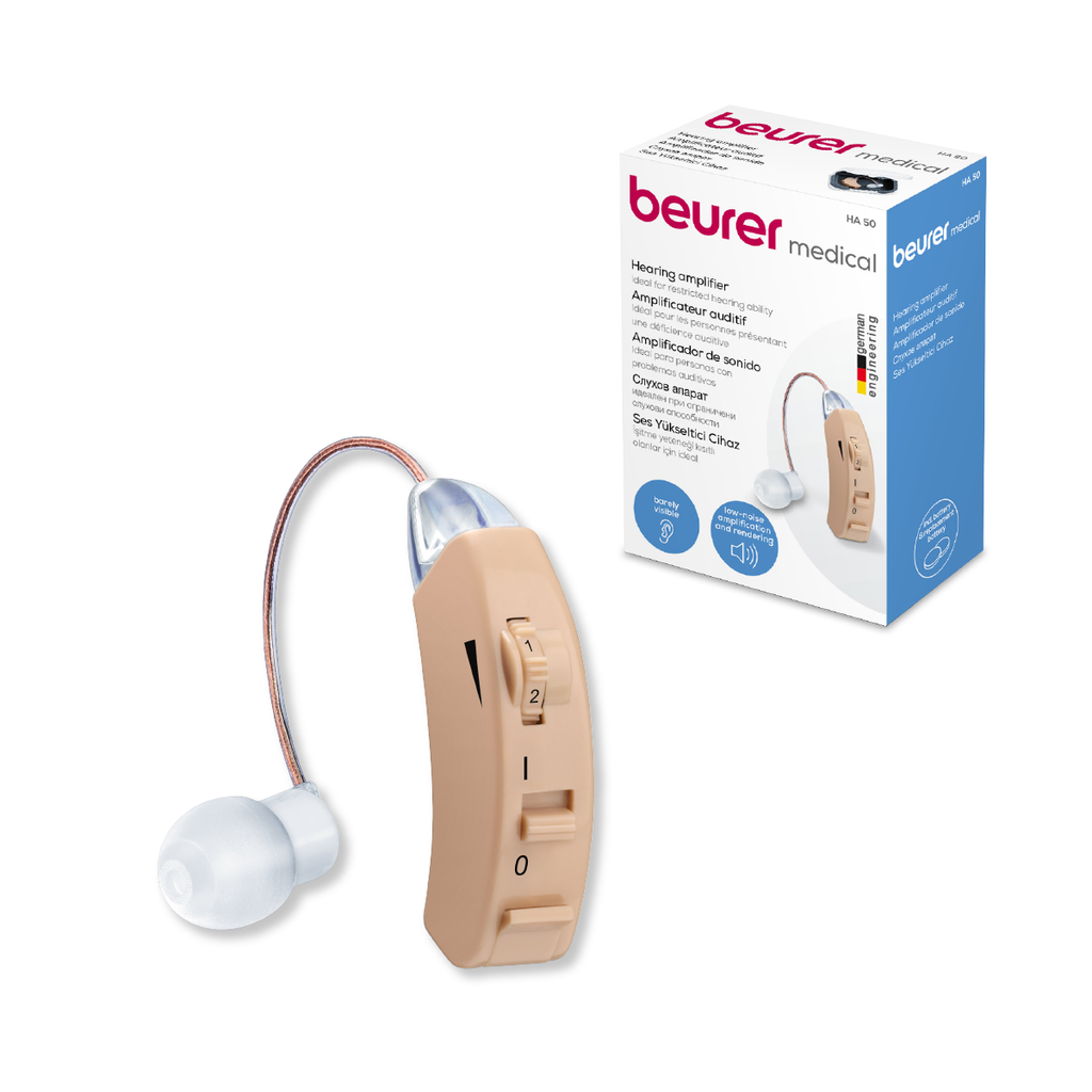 [HA50] Amplificador Auditivo Beurer HA50 Tipo BTE con Ajuste Ergonómico