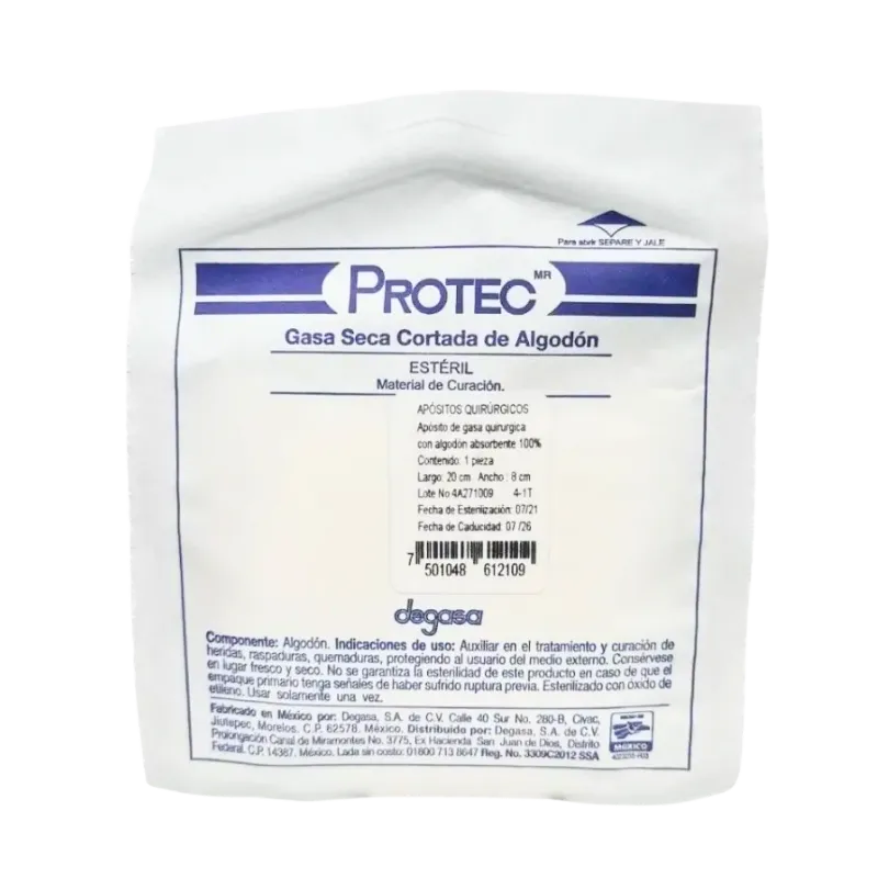 [A0388] Apósito de Gasa Seca Protec
