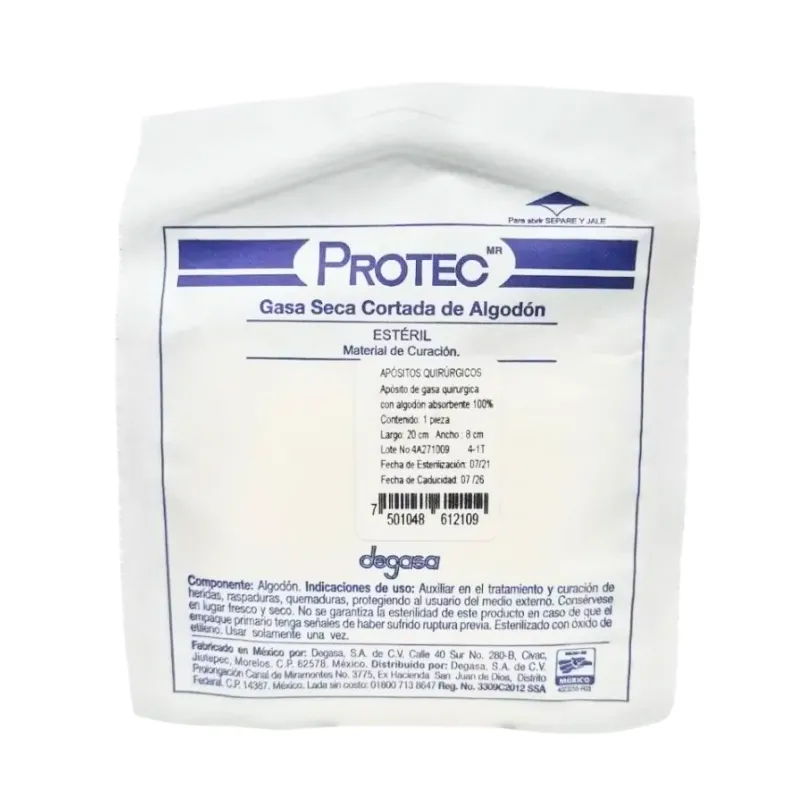 [A0388] Apósito de Gasa Seca Protec