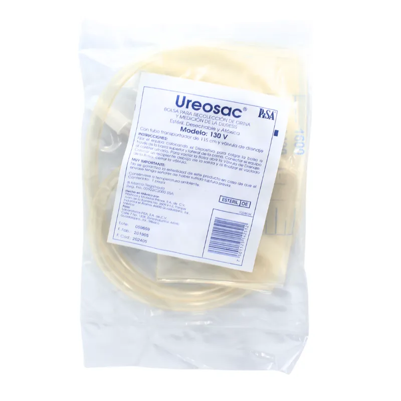Bolsa Recolectora de Orina Ureosac PISA 2000ml Estéril Desechable