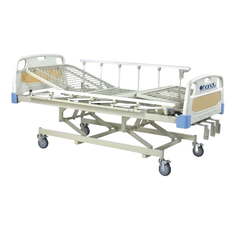 Cama Hospitalaria Manual 3 Manivelas con Base Semisolida