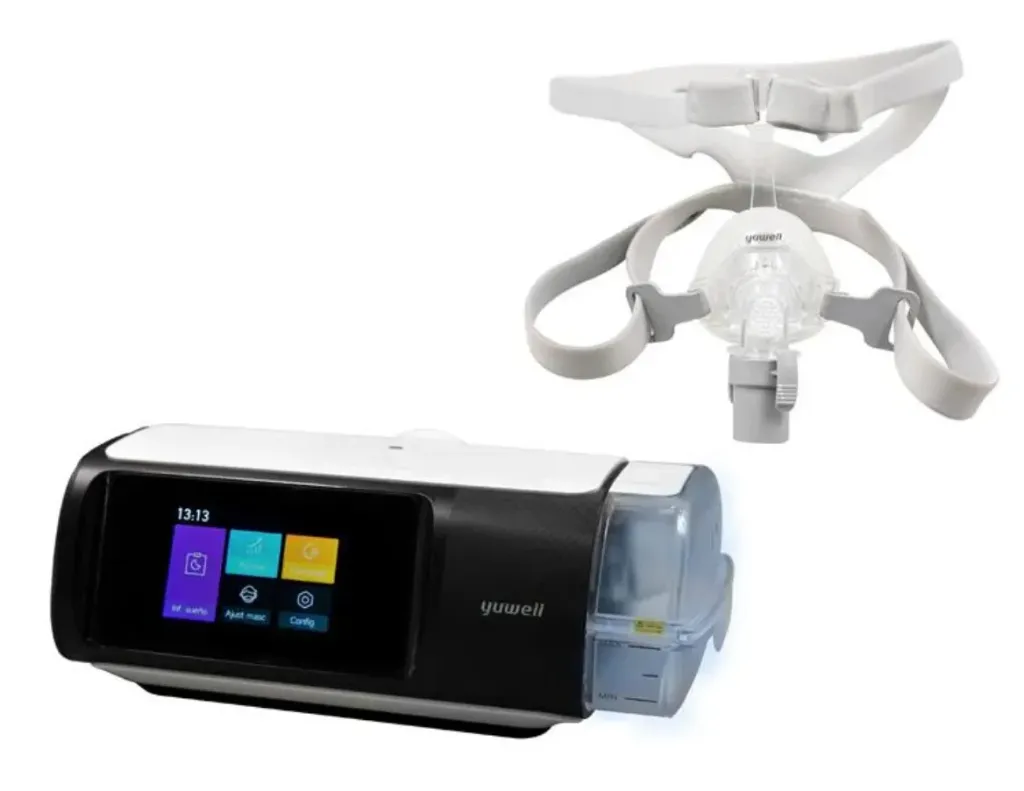 CPAP con Humidificador y Mascara Yuwell YH680A