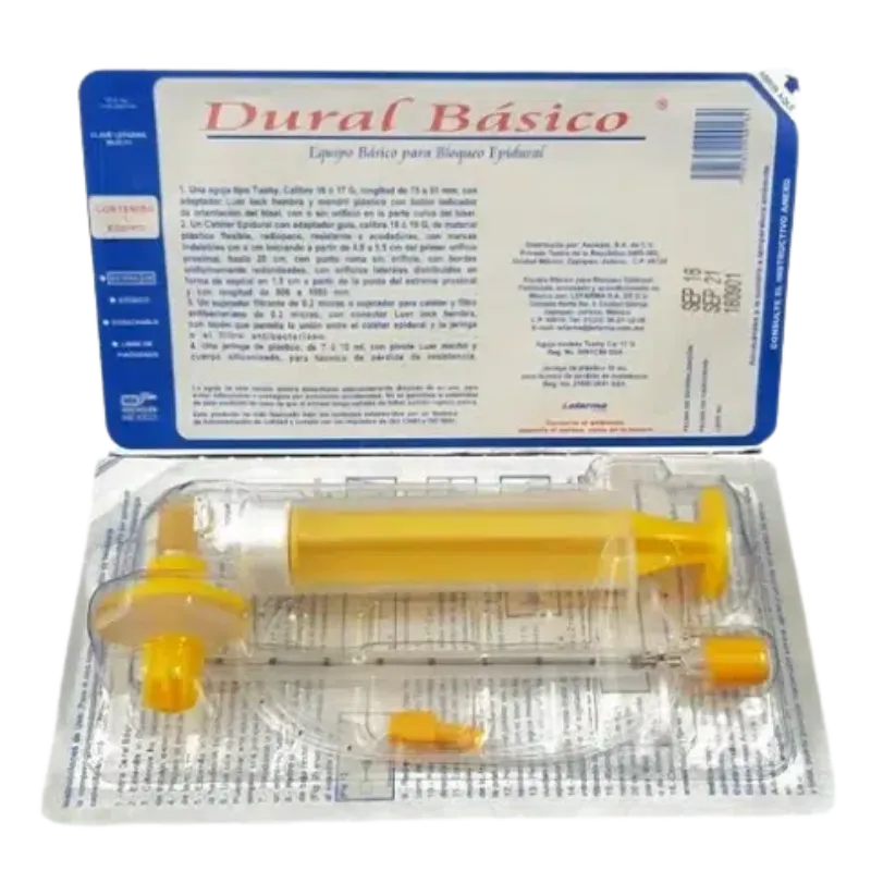 [A0268] Equipo Básico para Anestesia Epidural Dural Básico
