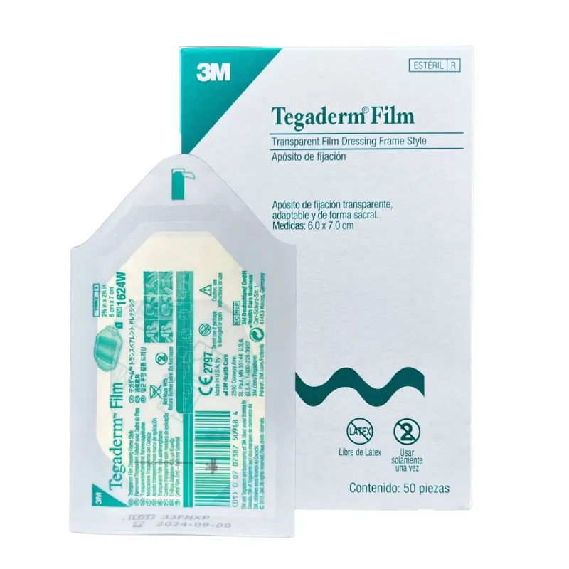 [A0347] Fijador de Apósitos Transparente Tegaderm Film (6x7cm)