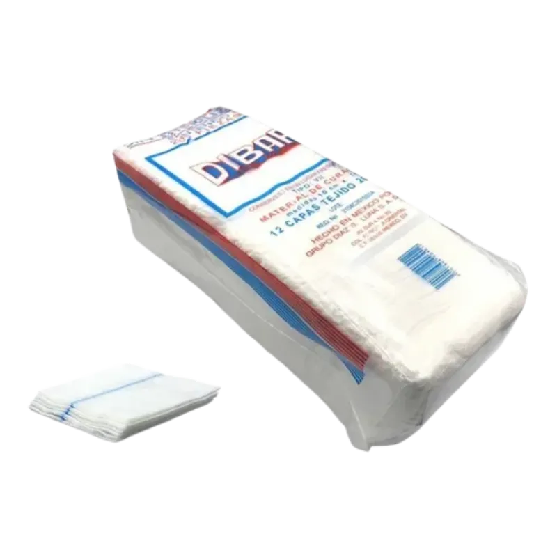 [A0335] Gasa No Estéril Con Trama 10x10cm Dibar [ Paquete con 200]