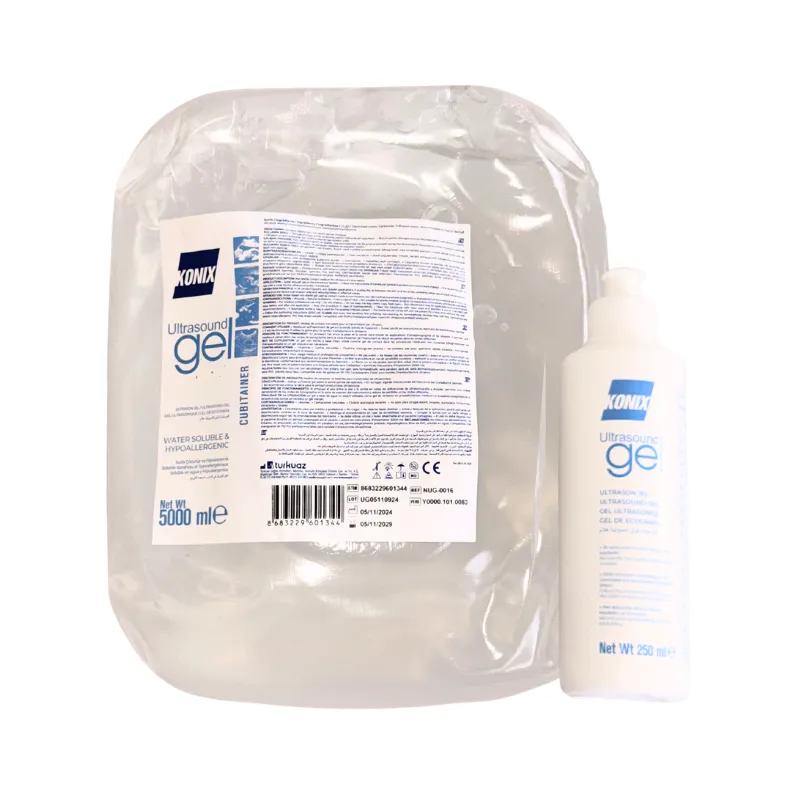 Gel Conductivo para Ultrasonido KONIX Transparente Hipoalergénico