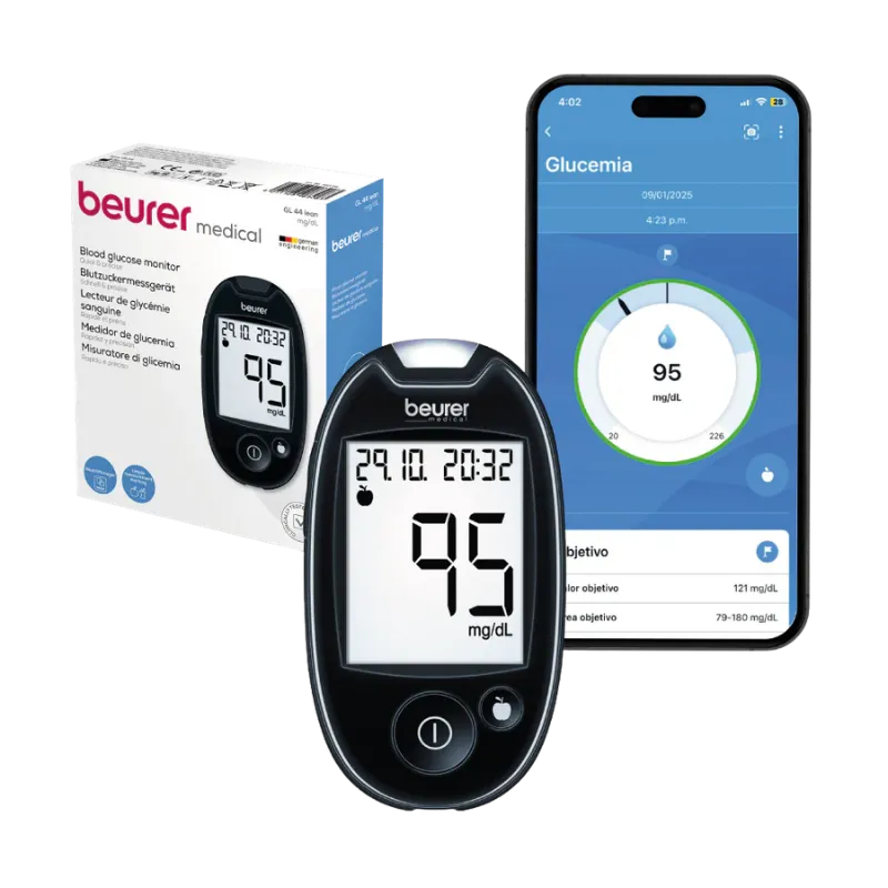 Glucómetro Digital con Disparador de Lancetas Beurer GL44