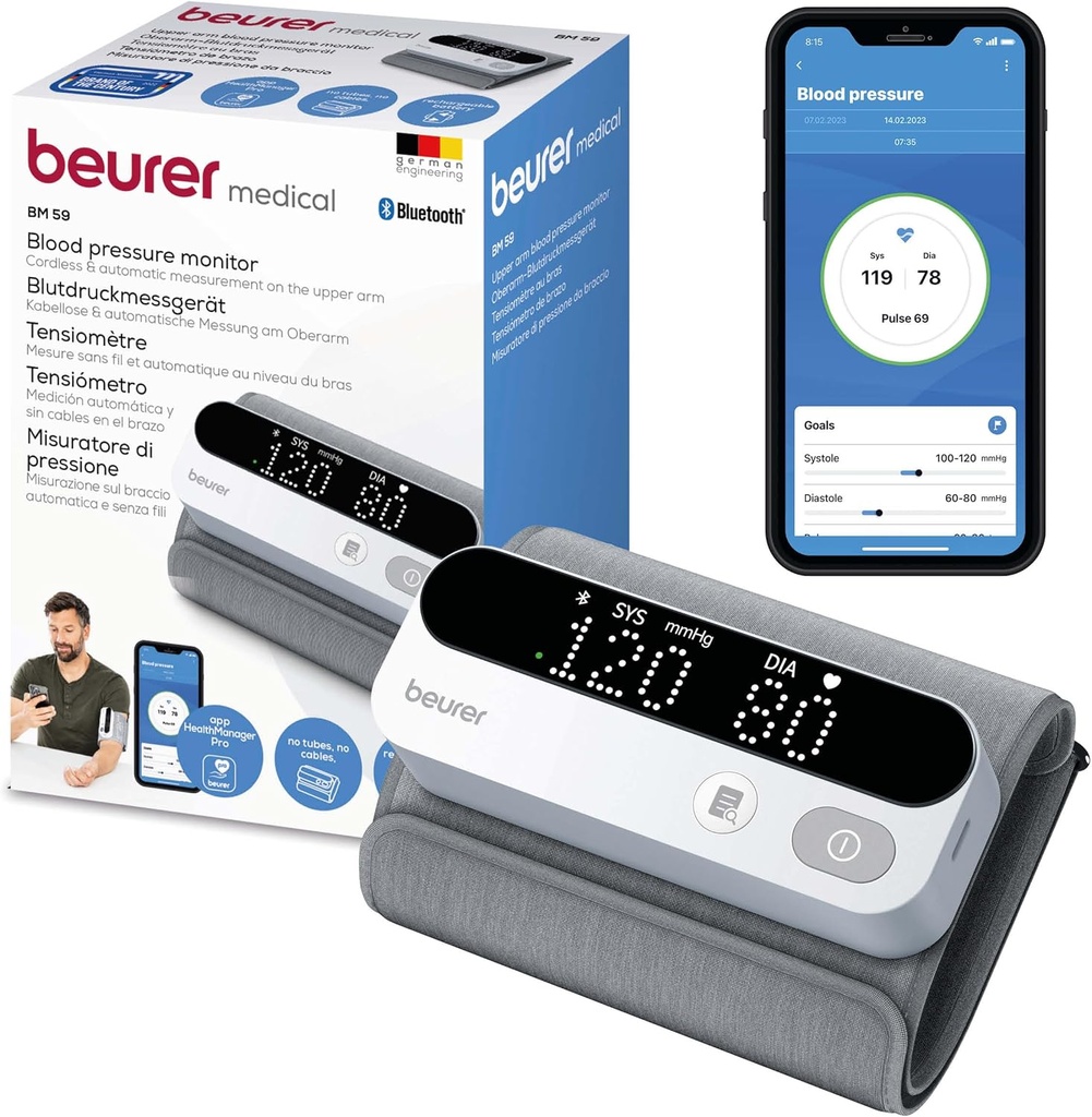 [BM59] Monitor de presión arterial Beurer BM59