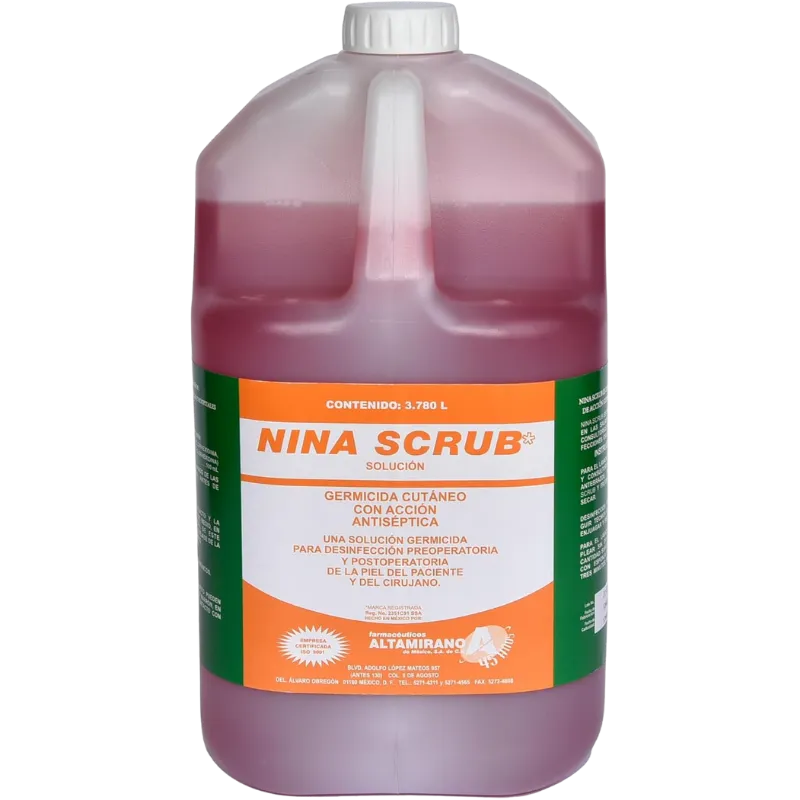 Nina Scrub Solución de Gluconato de Clorhexidina