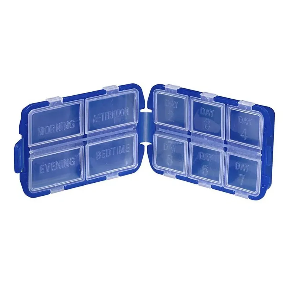 Pastillero Tipo Caja Handy PST10 con 10 Compartimentos Independientes
