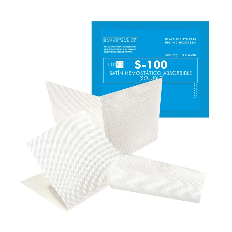 [S-100] Satín Hemostático LIDES S-100