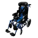 Silla de Ruedas Infantil PCI Plegable con Soporte Antivolcaduras Handy S700