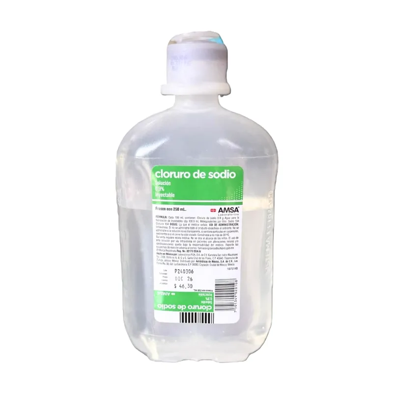 [A0050] Solución CS Cloruro de Sodio 0.9% AMSA 250ml