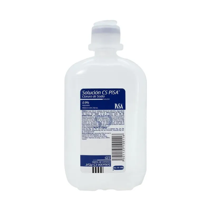 [A0028] Solución CS Cloruro de Sodio 0.9% PISA [Pieza] (100ml)