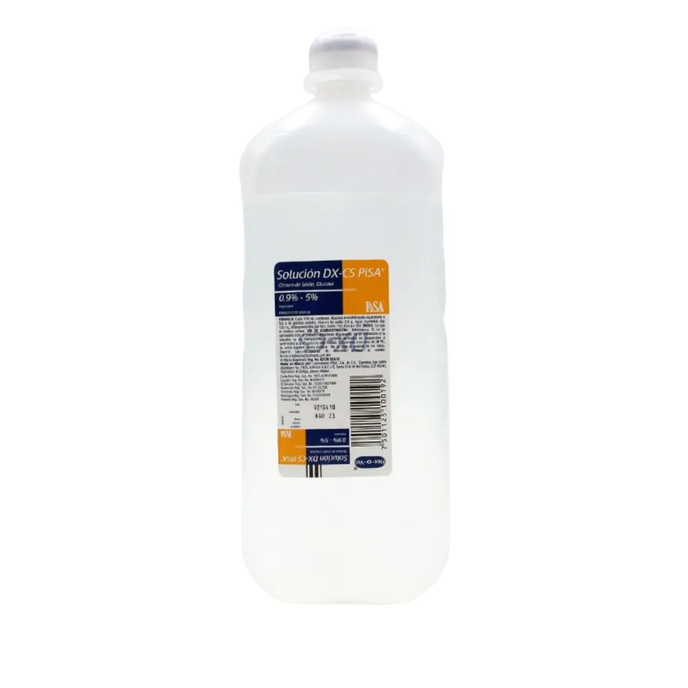 Solución DX-CS Mixta (Dextrosa-Cloruro) PISA [Pieza]