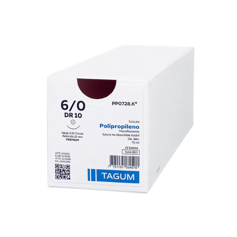 Sutura Polipropileno Premium Tagum