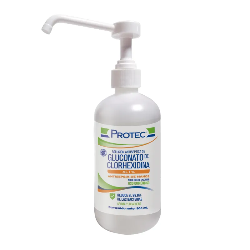 Solución Antiséptica de Gluconato de Clorhexidina al 1% Protec