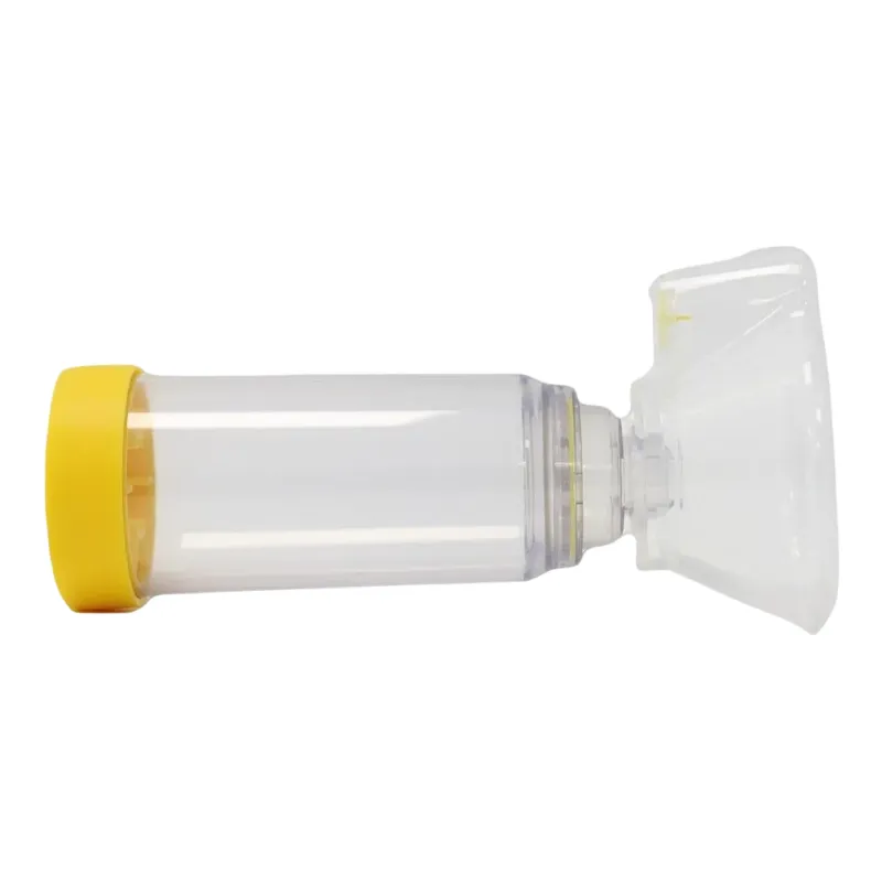 Cámara Espaciadora de Volumen Biosyntec para Inhalador de Dosis Medida