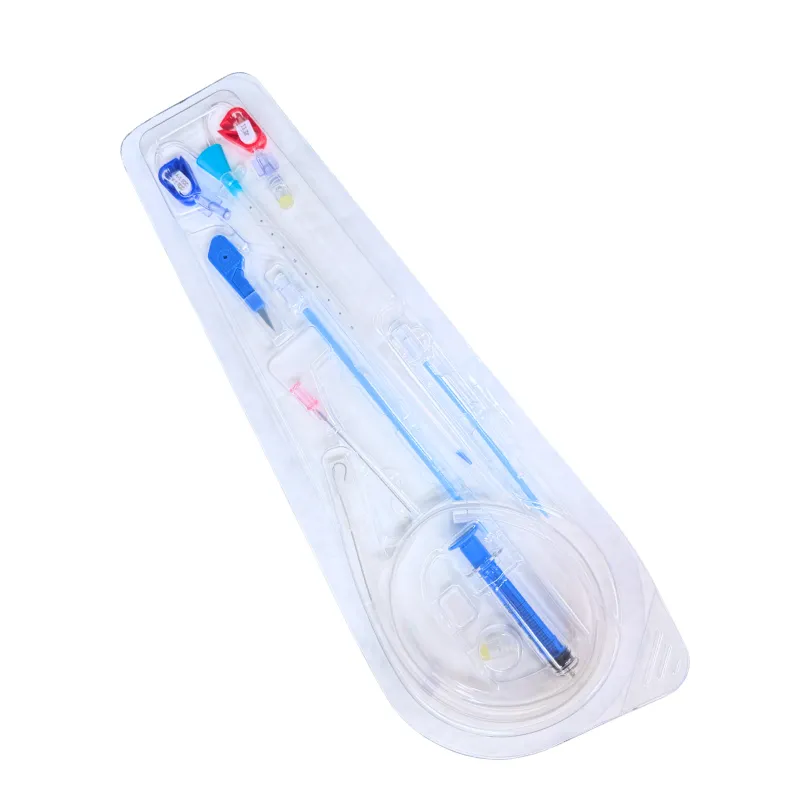 Catéter Curvo para Hemodialisis doble Lumen Tianck Medical