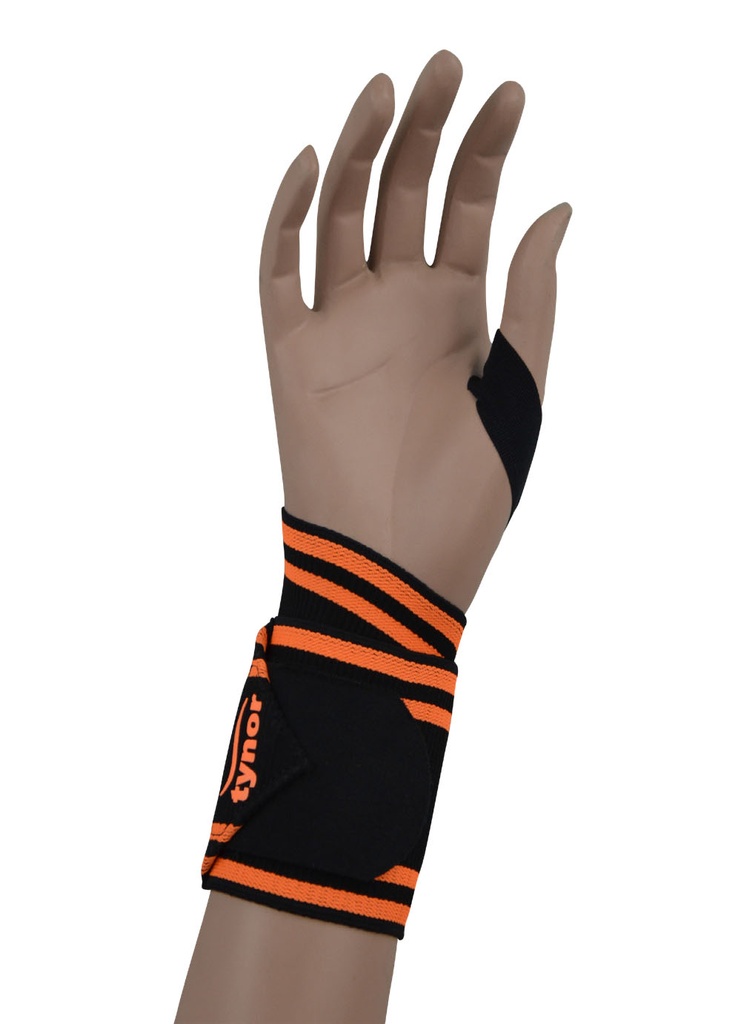 Muñequera deportiva Tynor con sujetador de pulgar [Par]
