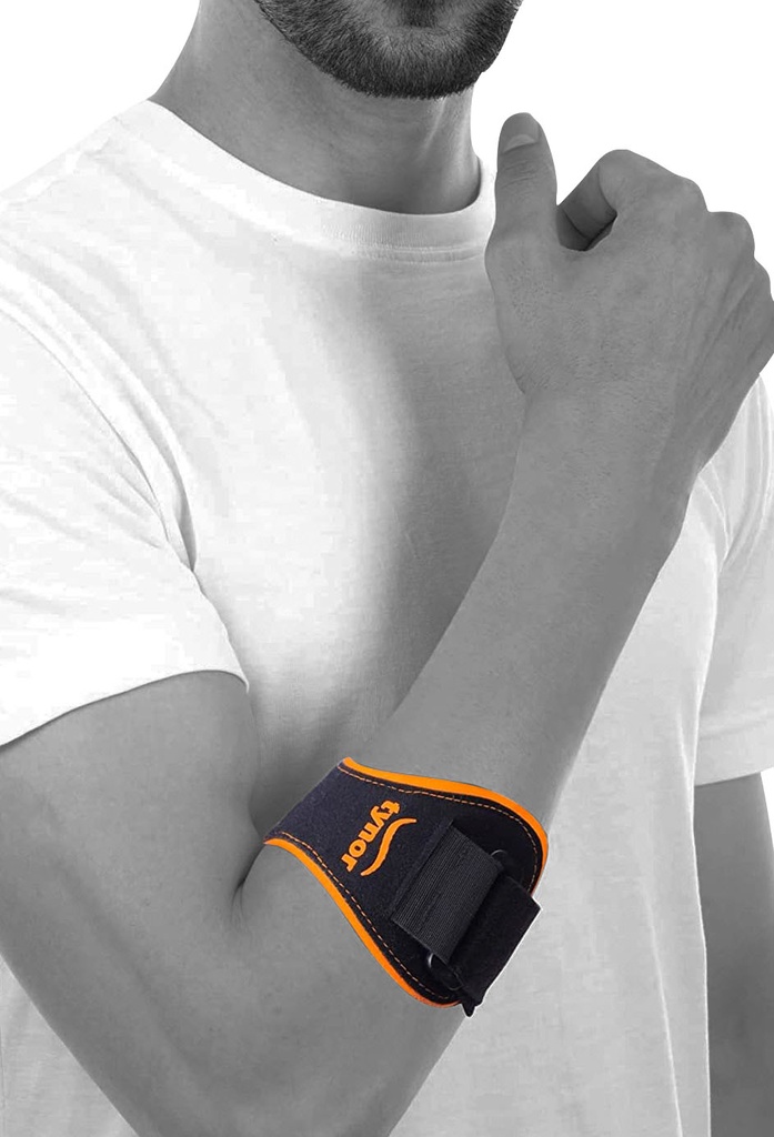 [302UN] Codera de tenista deportiva Tynor Pro (Naranja)