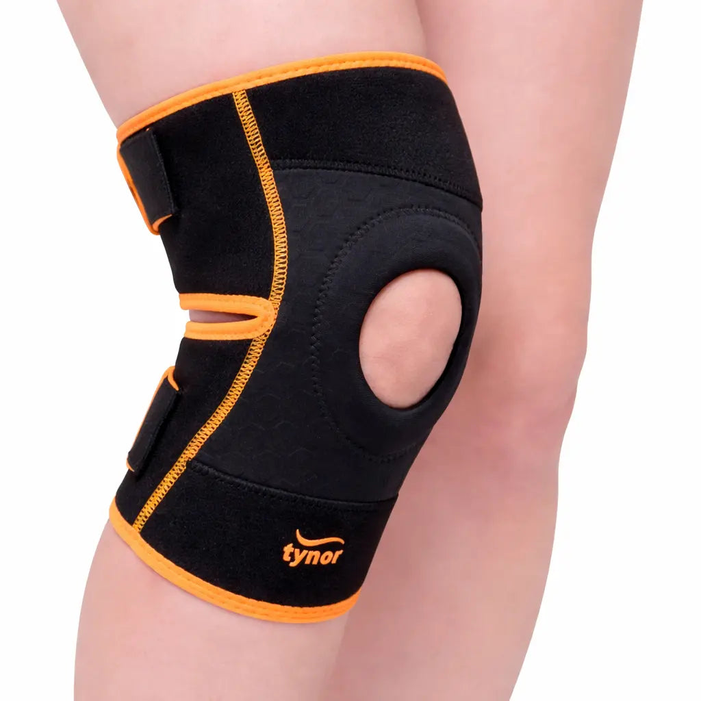 [401UN] Rodillera deportiva Tynor de neopreno (Naranja)