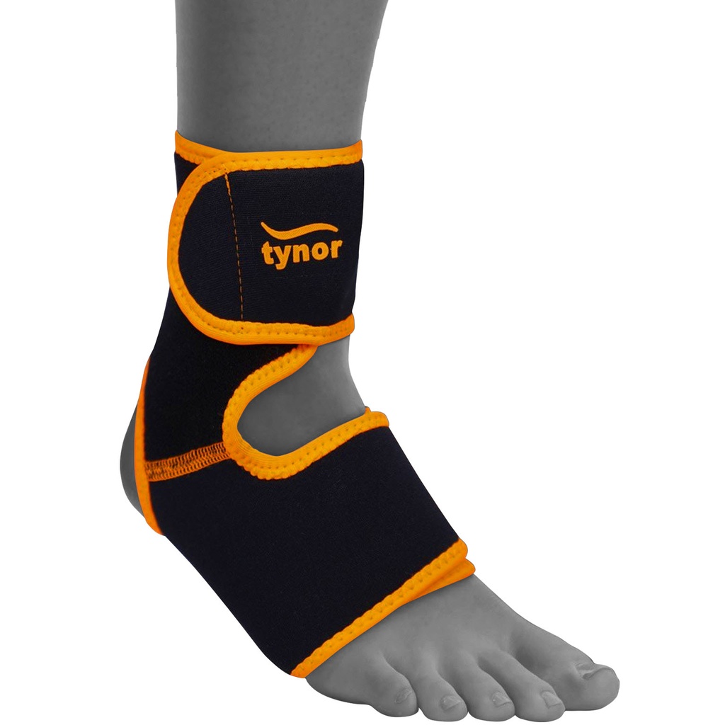 [403UN] Soporte deportivo Tynor para tobillo de neopreno (Naranja)