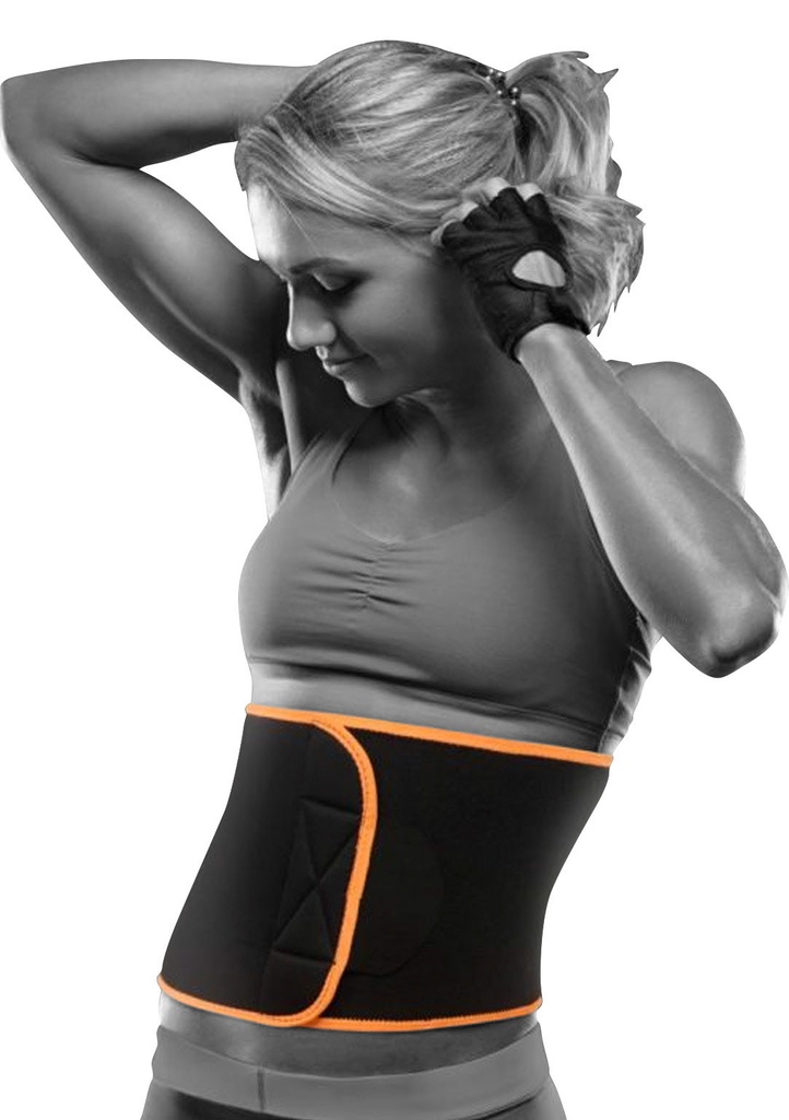 [406UN] Soporte abdominal deportivo Tynor sencillo (Naranja)