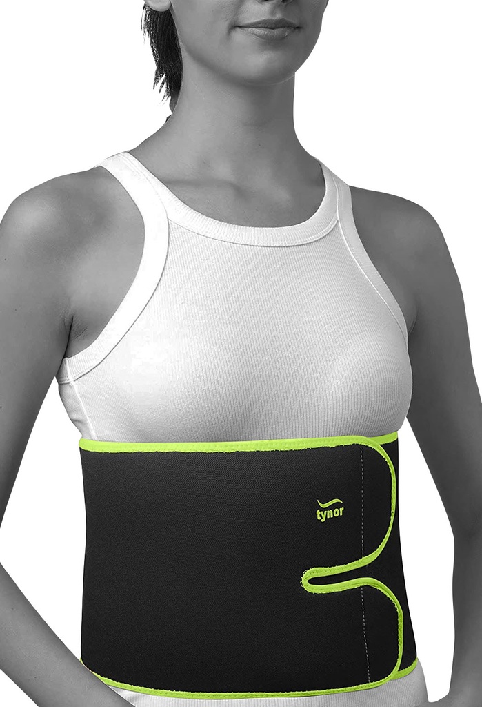 [407UN] Soporte abdominal deportivo Tynor ajustable (Naranja)