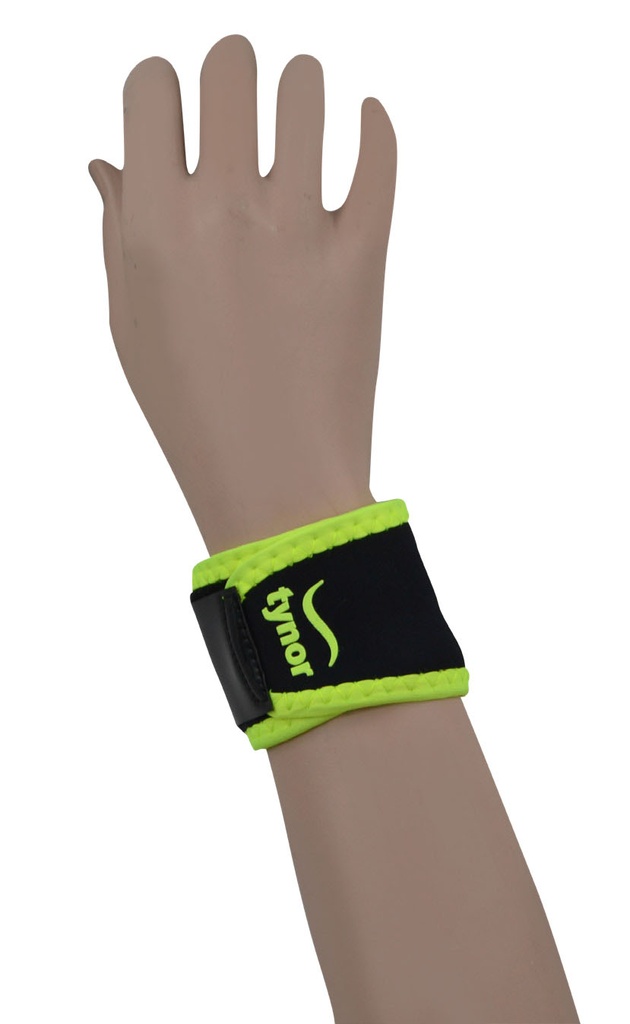 [408UN] Muñequera deportiva Tynor de neopreno [Par] (Naranja)