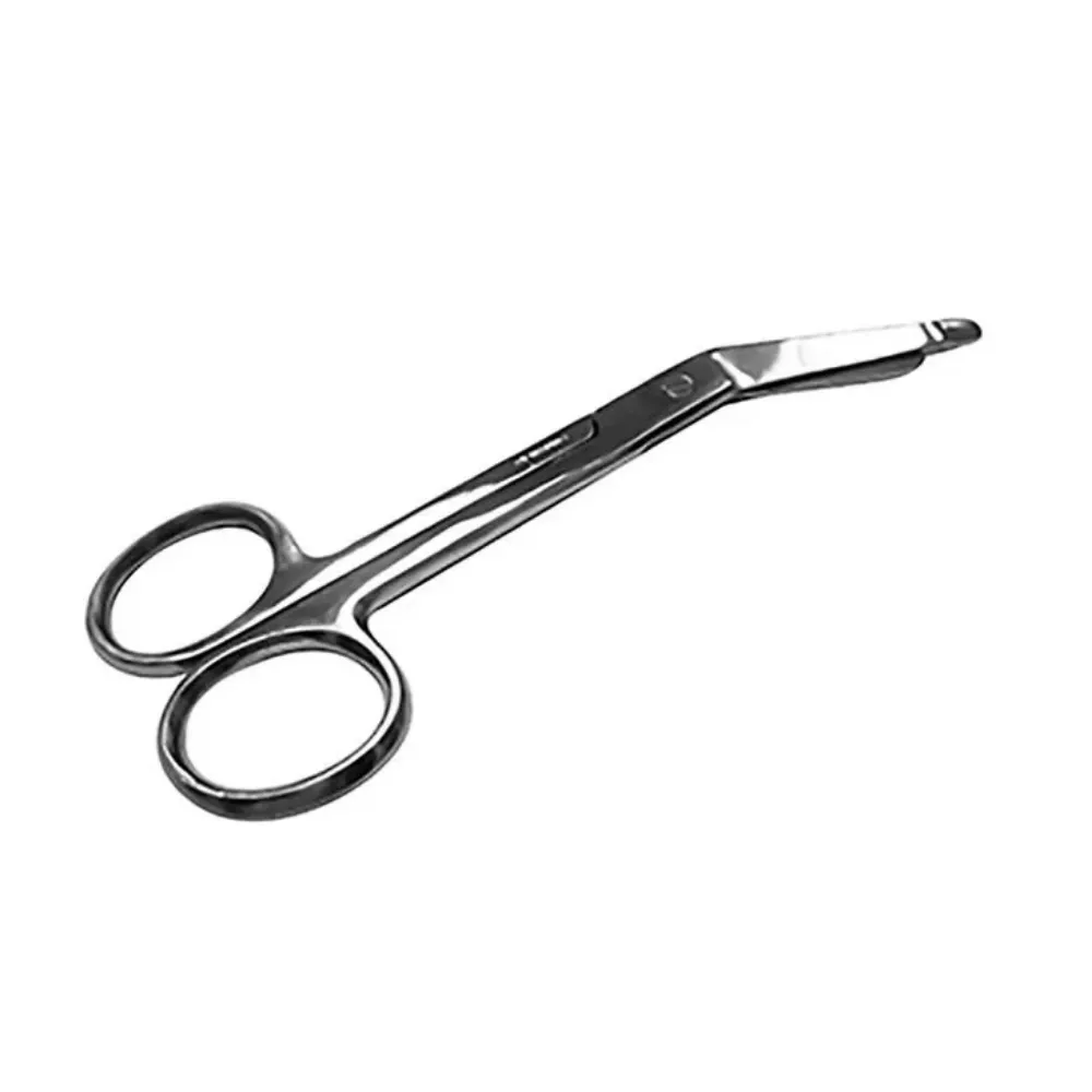 Tijera Lister de Botón de Acero Inoxidable para Vendajes Hergom