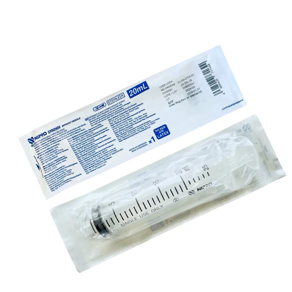 Jeringa Desechable Nipro 20ml